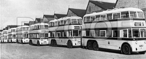 ETN 58 etc. Newcastle trolleybus