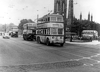 BVK 822 Newcastle trolleybus