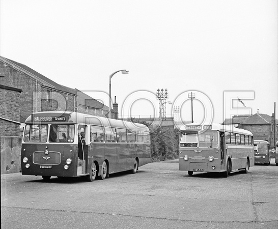 BVD 828C Irvine Bedford VAL14 Duple Midland + SMT DWS 571 AEC Reliance Alexander