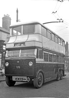 UK 8341 BCT trolleybus 18 Guy 6 wheel Guy
