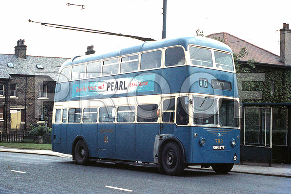 GHN 575 Bradford trolleybus 793