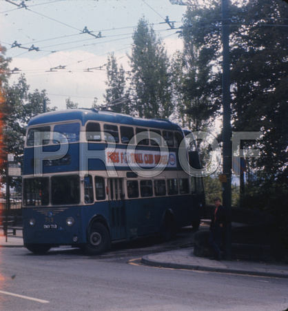 FWK 913 Bradford trolleybus 842