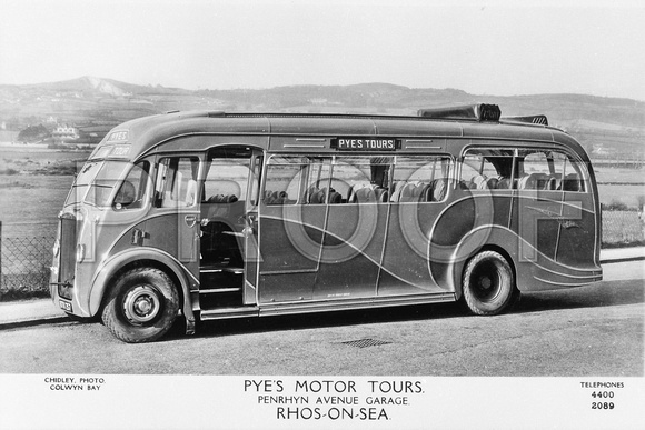 BTU 257,  Pye's, Rhos Leyland TS7, Harrington