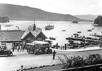 Two Head (Magnet) buses at Lake Windermere