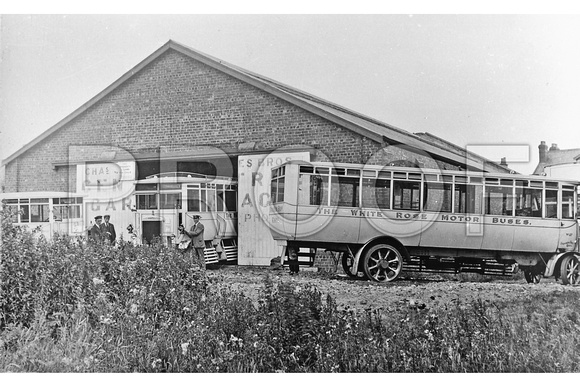 DM 2583 White Rose 27 Leyland SG7 + 2 Prestatyn bus depot