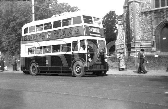 RV 6376 Portsmouth trolleybus 18