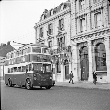 RV 8326 Portsmouth  trolleybus 244