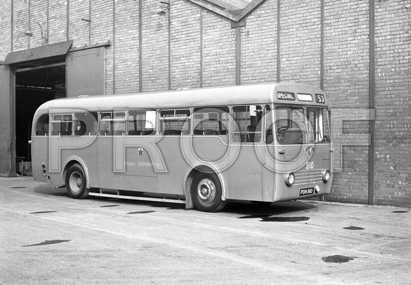 PDH 810 Walsall 810 Leyland Royal Tiger Park Roya