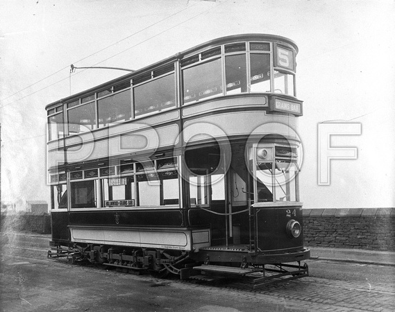 Oldham tram 24 Brill 21E EEC