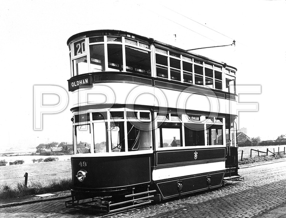 Oldham tram 49 Brill 21E ERTCW